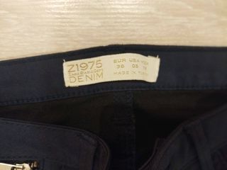 Pantalón Zara Talla 38 Marino