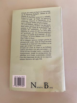 El baile del Conde de Orgel novela