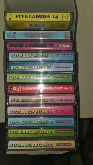 Lotto Audio Cassette VHS e DVD