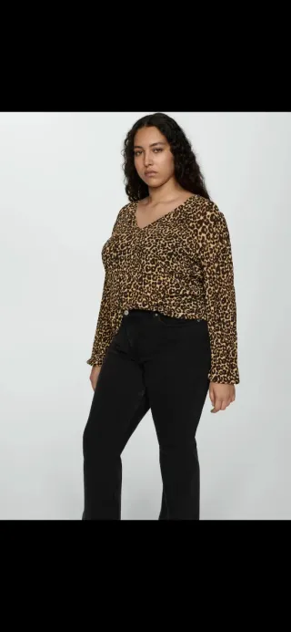 Camiseta MANGO Animal Print