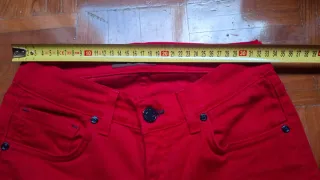 Calças slim El Ganso vermelhas