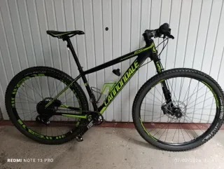 Bicicleta Montaña Cannondale Negra/Verde