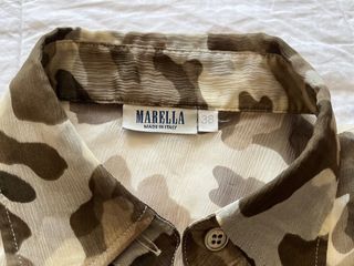 Blusa Marella Seda Camuflaje