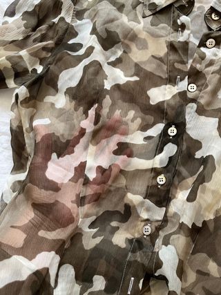 Blusa Marella Seda Camuflaje