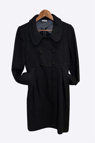 Abrigo Miu Miu Vintage Negro