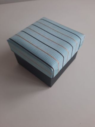 Corbata Celeste Graziella Begum con Caja a Juego -