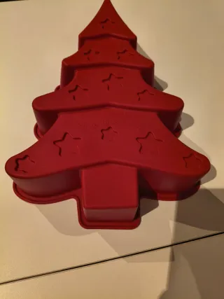 Molde Silicona Rojo Santa Claus