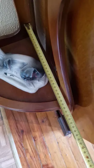 Estantería de esquina vintage de madera