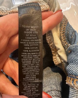 Jeans Asos Design taglia 26/32