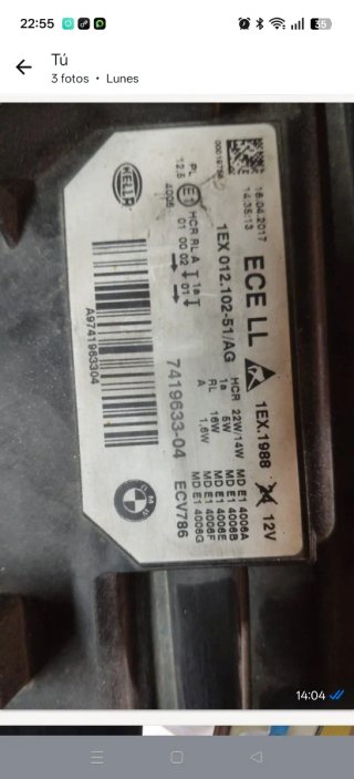 Foco de BMW de led