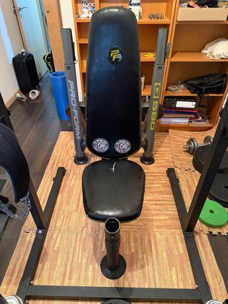 Press de banca G580 (plegable)