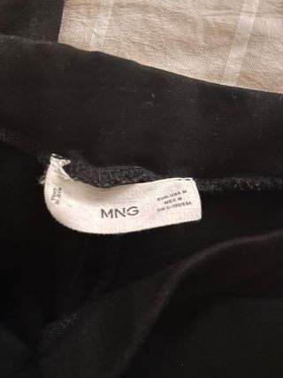 Leggings negros Mango con goma cintura