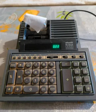 Olivetti Logos 364 Calcolatrice Vintage