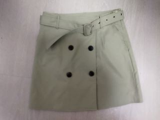 Falda Mini Beige Talla S