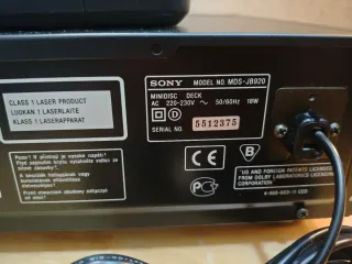 Sony MDS‑JB920 MiniDisc – Estado excelente + mando