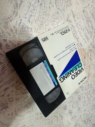 Cinta Limpiadora VHS Sony V-25CL