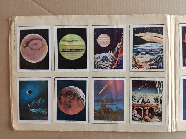 Álbum de cromos GEO CIENCIAS 1971