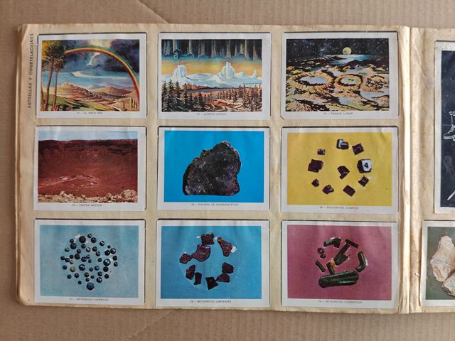 Álbum de cromos GEO CIENCIAS 1971