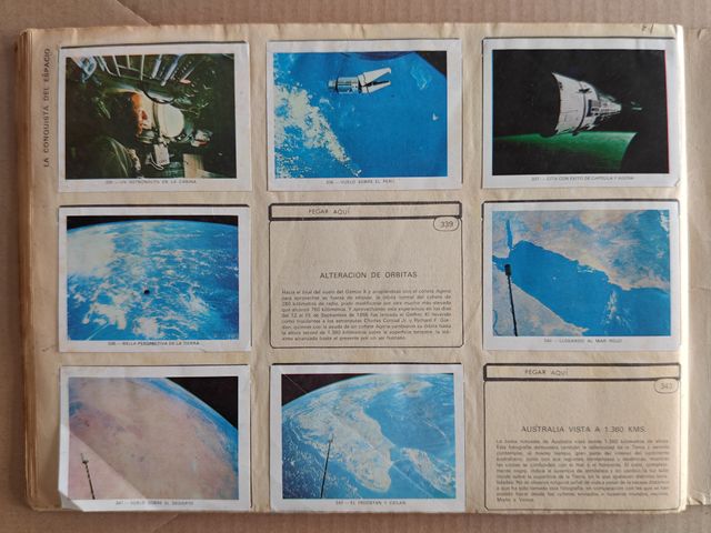 Álbum de cromos GEO CIENCIAS 1971