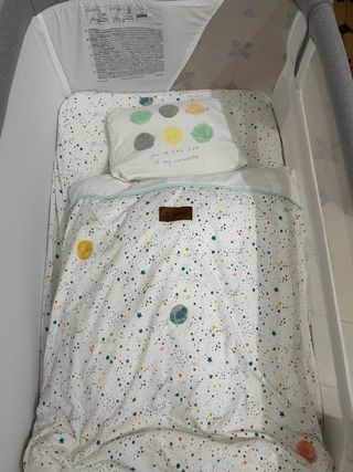 Cuna colecho Jane Babyside gris