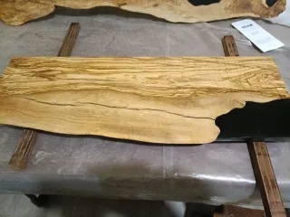 Encimera de olivo artesanal
