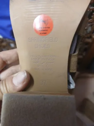 Botín piel verano Springfield Talla 37