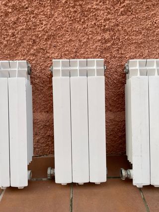 Radiadores de aluminio blanco