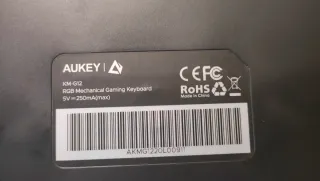 Teclado Aukey KM-G12 Negro