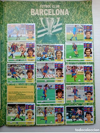 Álbum Cromos Liga 86/87 Casi Completo