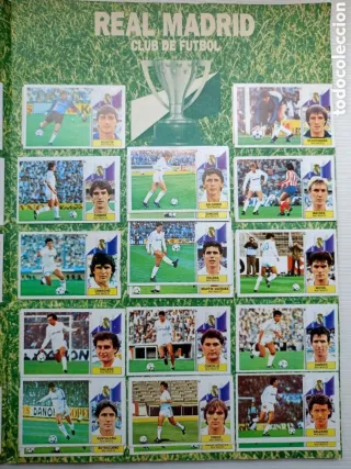 Álbum Cromos Liga 86/87 Casi Completo