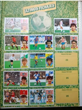 Álbum Cromos Liga 86/87 Casi Completo