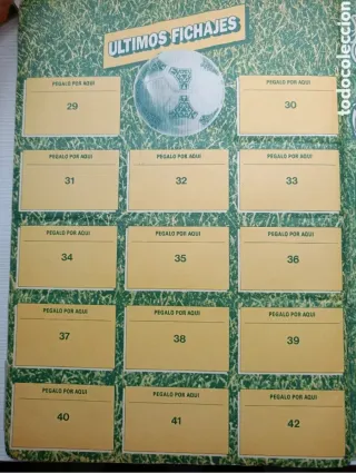 Álbum Cromos Liga 86/87 Casi Completo