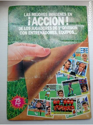 Álbum Cromos Liga 86/87 Casi Completo