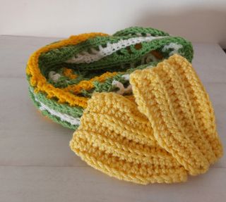 Bufanda/cuello nueva crochet infinita