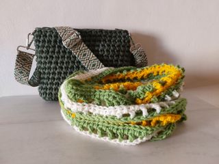 Bufanda/cuello nueva crochet infinita