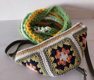 Bufanda/cuello nueva crochet infinita