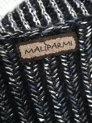 Maglione Maliparmi L intreccio argentato
