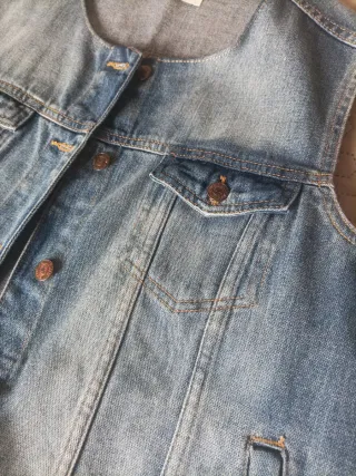 Chaleco vaquero Mango