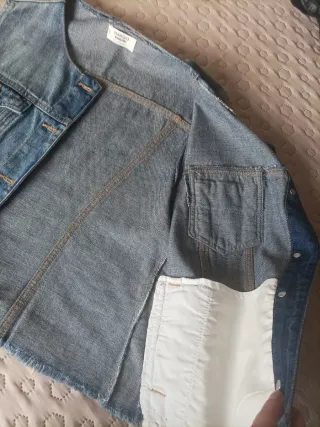 Chaleco vaquero Mango