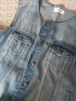 Chaleco vaquero Mango