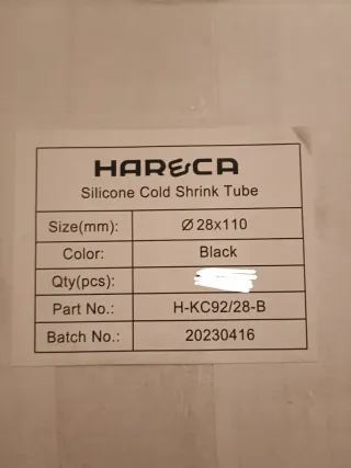 Set di 20 Guaine termoretraibili a freddo HARECA