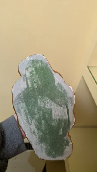 Figura cerámica niña asiática con ciervo