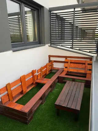 Sofá Palets Exterior/Interior Madera