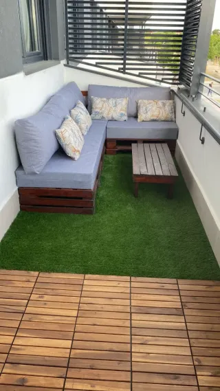 Sofá Palets Exterior/Interior Madera