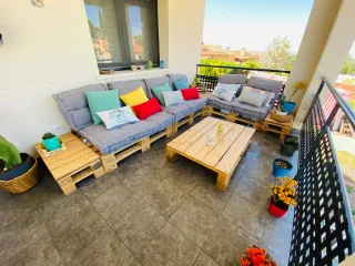 Sofá Palets Exterior/Interior Madera