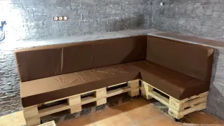 Sofá Palets Exterior/Interior Madera