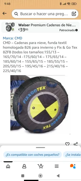 Cadenas para nieve GRIP.TEX Maxi Grip