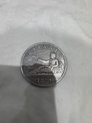 5 pesetas de españa!! De plata