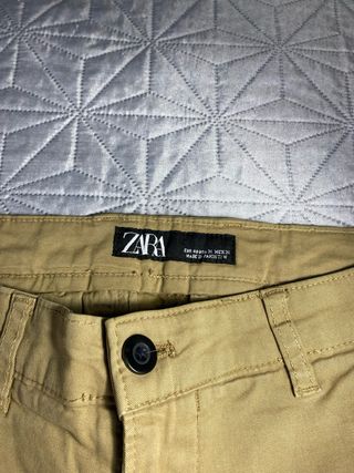 Pantalón chino Zara beige Talla M