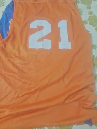 Camiseta NBA Knicks 21 Naranja/Azul